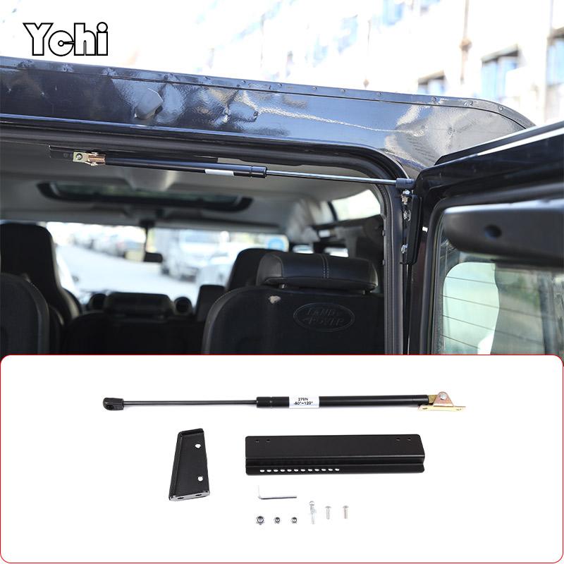 Carbon Steel Black Car Tailgate Hydraulic Telescopic Rod For Land Rover Defender 2004-2019 Car Modification Accessories