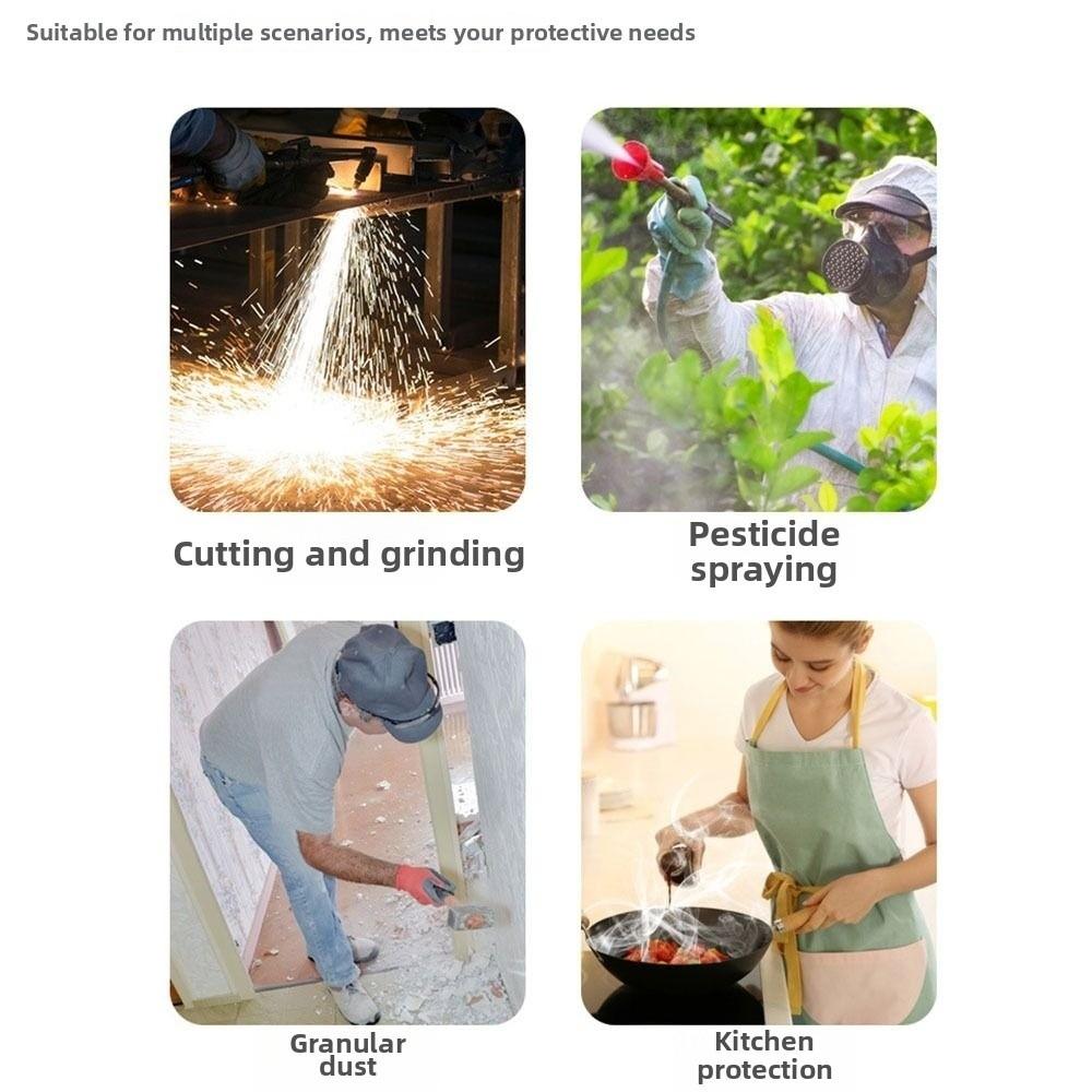 Anti Fog Safety Visor Anti Splash Welding Mask Reusable Transparent Mask Outdoor Use