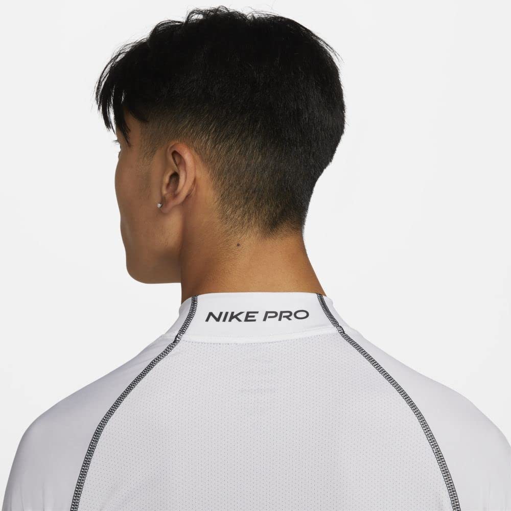 Nike Tight Fit Long Sleeve Top DD1987 M White/Black
