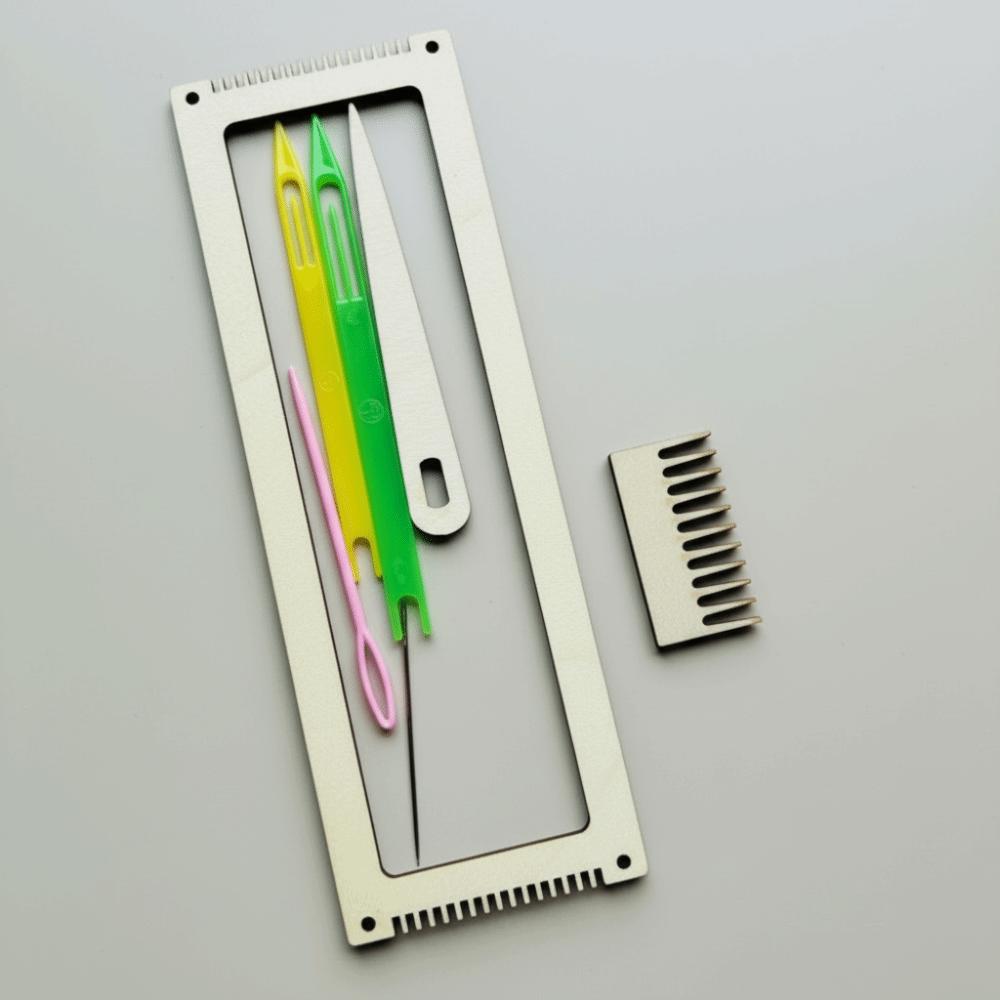 Wooden Hand-Knitting Kit Lightweight Yarn Weaving Tools Mini Loom Machine  Weaving Lover
