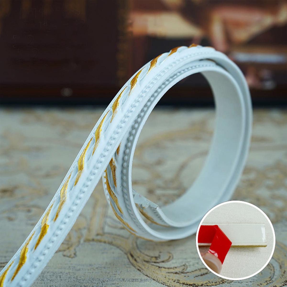 

Європейський стиль дзеркало рамка ПВХ самоклеюча декоративна смужка для фоторамки туалетне дзеркало окантовка вітальня декор