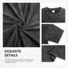 Men's Washed Vintage T-Shirts, Letter Printing, Street Retro, Punk Gothic, Harajuku, Casual Cotton Tshirt, Short Sleeve