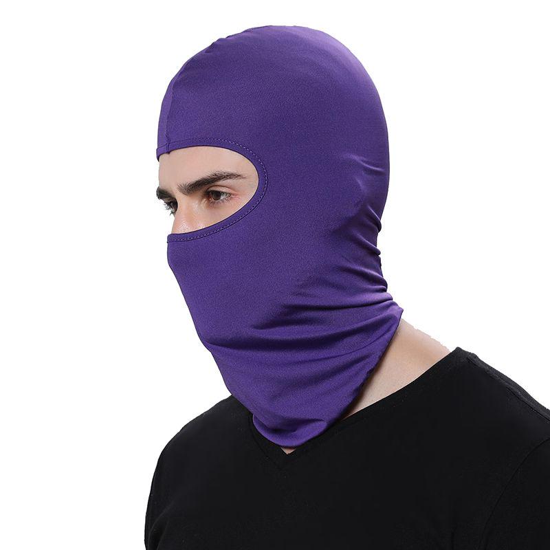 

Лицо Зимние Шапки Одежда Маска Мужчины Женщины Шапка Тонкая Велоспорт Лыжи Спорт Шапка Шарфы Purple