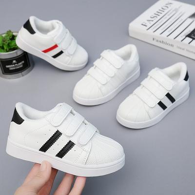 Moda Infantil Shell Head Sapatos Brancos