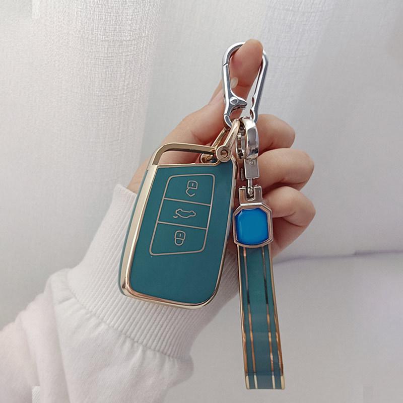 Applicable To Automobile Volkswagen Key Protective Case FAW Tanyue Langyi Golf Tiguan Premium Key Case