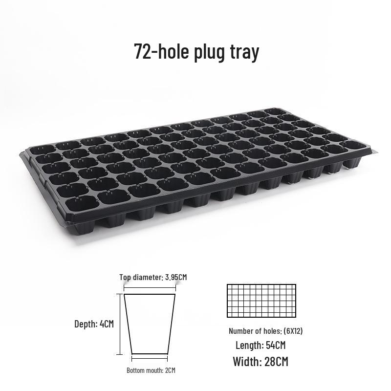 Seedling Plug Tray for Easy Transplanting: Perfect for Vegetables, Succulents, and Flower Cuttings