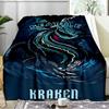 Go Team Kraken! Blanket Flannel Throw for Sofa, Indoor, Camping, Living Room, Office, Chair, And Bed Soft Birthday Gift