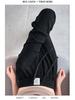 Pleated High Waist Fleece-Lined Wide Leg Pants for Women - Autumn Winter Slimming Plus Size Casual Wear