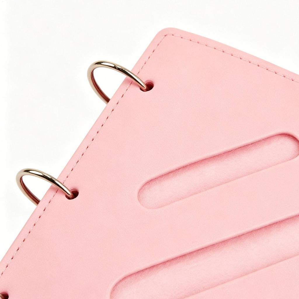 Large Capacity Hair Accessories Storage Book Space Saving Loose-leafs Hairpins Display Book Foldable Hairband Storage Bag