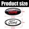 22.5cm ABS Car Front Rear Emblem Sticker Trunk Decal 22.5cm For Ford Edge Escape Fiesta Transit Ranger Roush Fusion Focus Mondeo