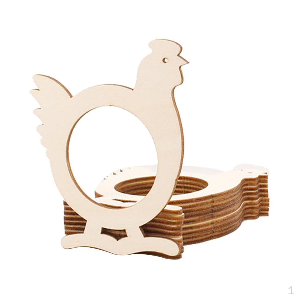 

10 шт. пряжки для держателей салфеток ручной работы для свадебной вечеринки Chicken