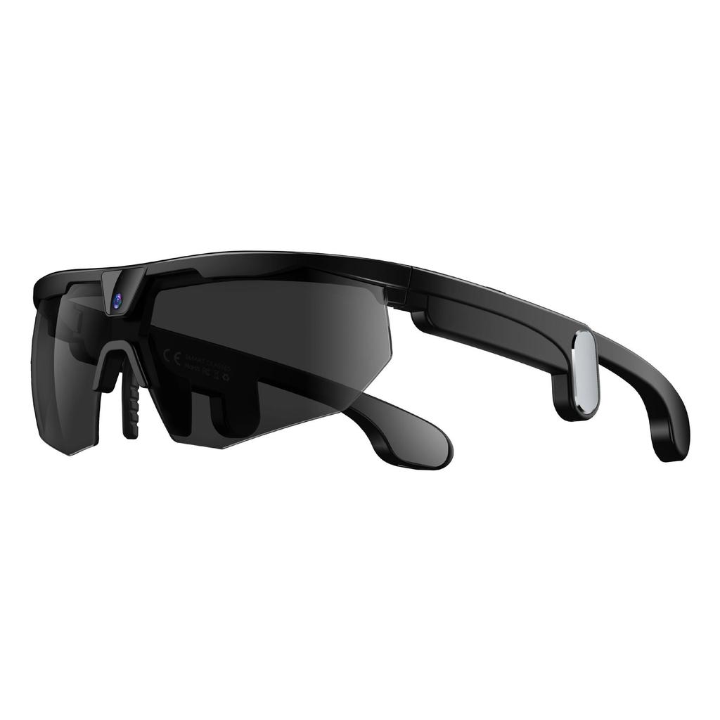 W640 Outdoor Cycling Smart Glasses: AI Translation, Photo/Video Recording, Wind/Sandproof, UV Protection Sunglasses
