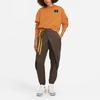 Jordan Asymmetrical Waistband Comfortable Fashion Casual Pants Women Pants Brown DA1528-041