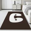 Pattern B-Black Penguin Floor Mat Soft Flannel Entrance Door Mat Non Slip Absorbent Bathroom Bedroom Floor Rug