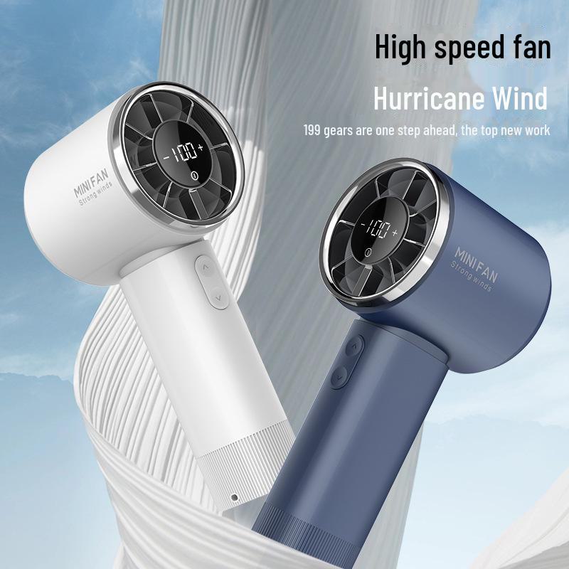 2024 Outdoor Wireless Charging Mini Handheld High-Speed USB Fan