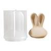 Silicone Craft Mold Rabbits Ear Shape Box Molds for Creating Candle Containers and Organizers Great for Handmade Gifts