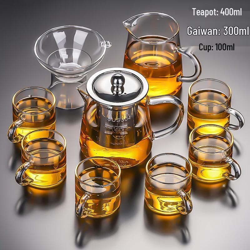 

Naijiang Glass Chinese Tea Set
