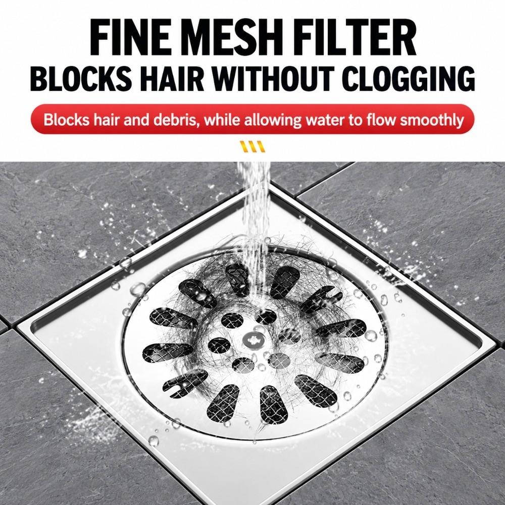 Round Drain Cover Stainless Steel Drain Filter Durable Floor Drain Lid  Floor Drain Replacement