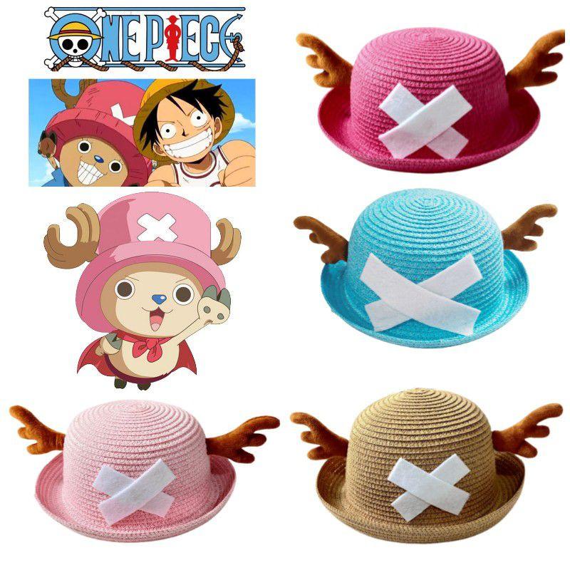 Kolorowy Dwuwymiarowy Kapelusz Kopułowy Chopper z One Piece Jako Rekwizyty do Cosplayu dla Rodziców i Dzieci
