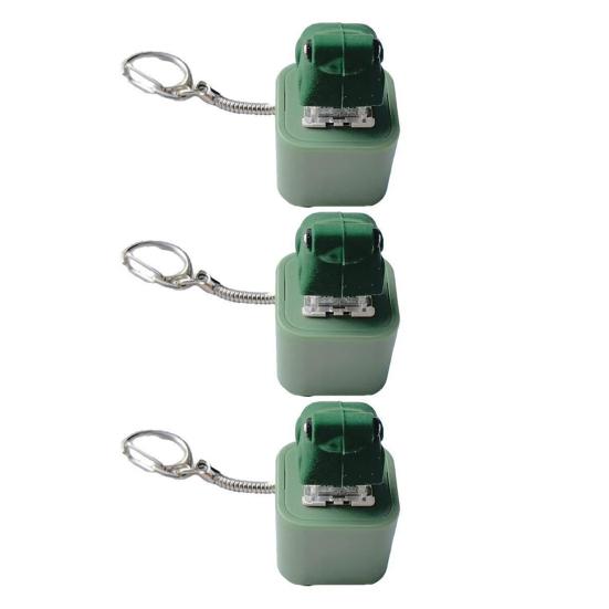 1/2/3Pcs Croaking Frog Keyboard Fidget Toy with LED Light Stress Anxiety Relief Keyboard Clicker Keychain Portable Decompression Button Sensory Toy