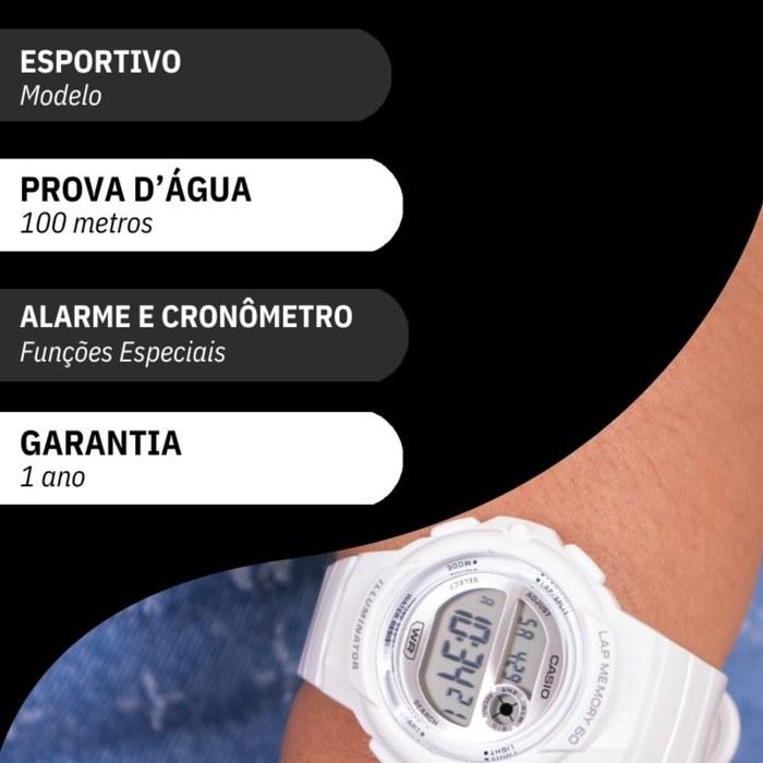 Casio LWS-1200H-1AVDF, White, One Size, Strap.