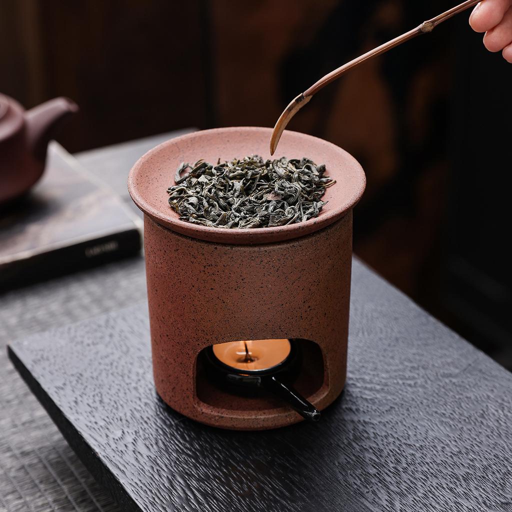 Creative Ceramic Aromatherapy Stove for Wax Melting Cedar Powder Essential Oil Home Decoration Living Room and Office