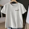 2026 Premium Plus Size Cotton T-Shirt: Round Neck, Short Sleeve, Loose Fit, High-End Summer Wear