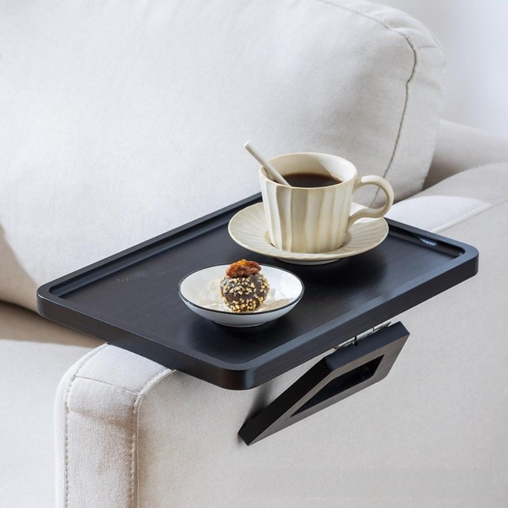 Rectangular Snack Platter Foldable Sofa Table Creative Sofa Arm Tray