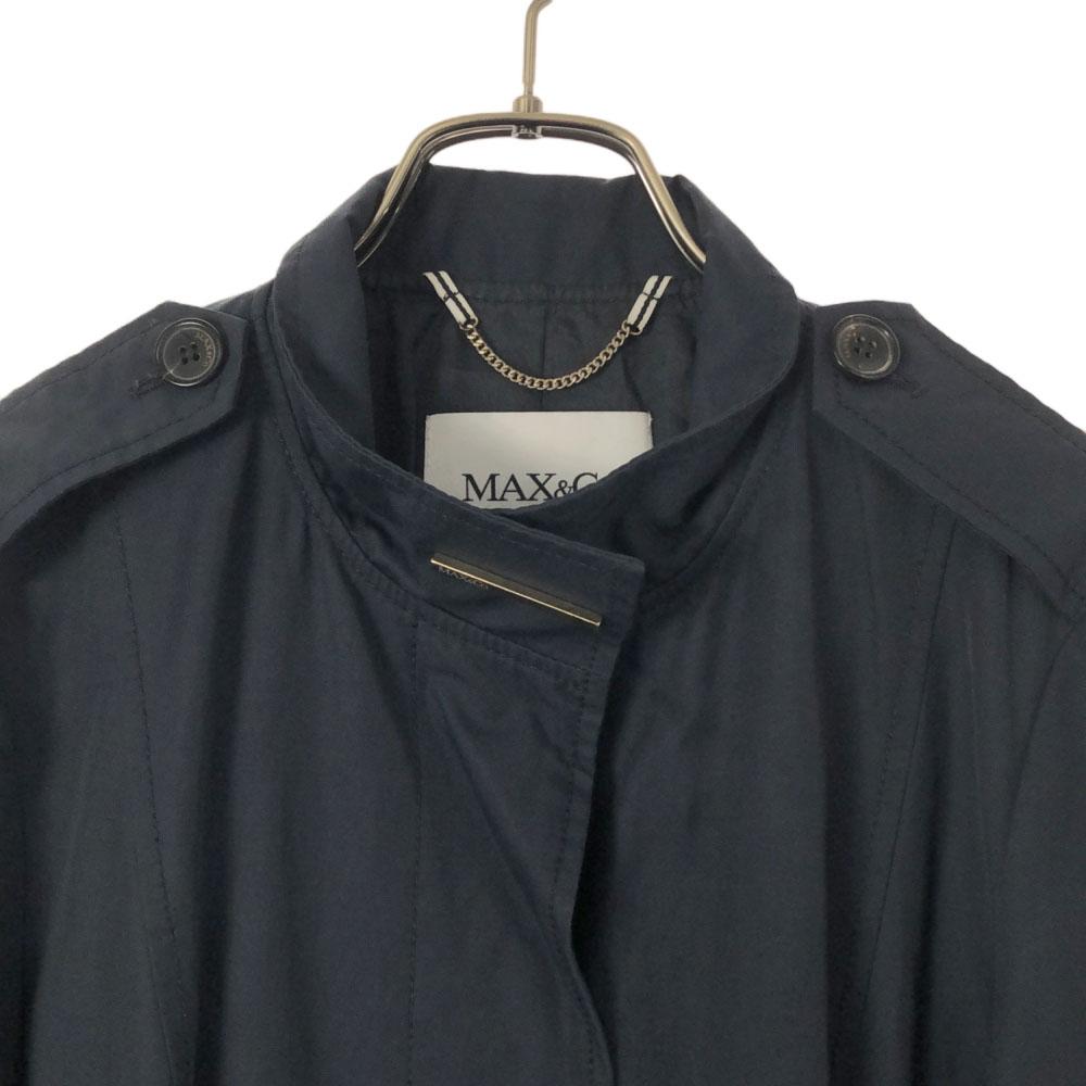 MAX&CO Long sleeve Long coat 42 Navy Women Used