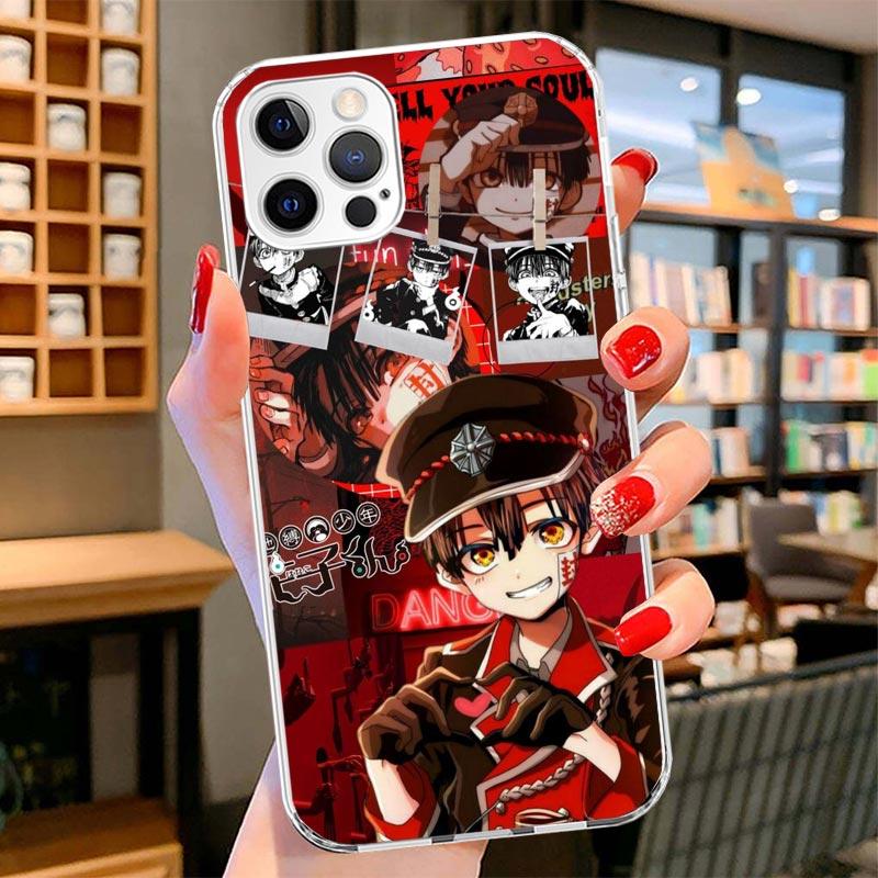 

Anime Toilet Bound Hanako Kun Cover Phone Case For iPhone 16 17 Air 15 14 Pro Max 16E Phone Case 13 Mini 12 11 7 SE 8 Print Patt iPhone 13 Pro