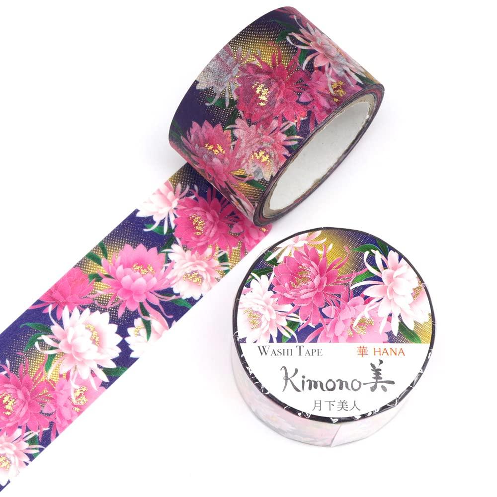 Kamiiso Kimono Beauty Moonflower 25mm X 5m GR-1058