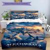 3Pcs Sci Fi Fighter Jets Bedding Quilt Set Quilt Cover Gift For Fans 1 Duvet Cover 2 Pillowcase Game789