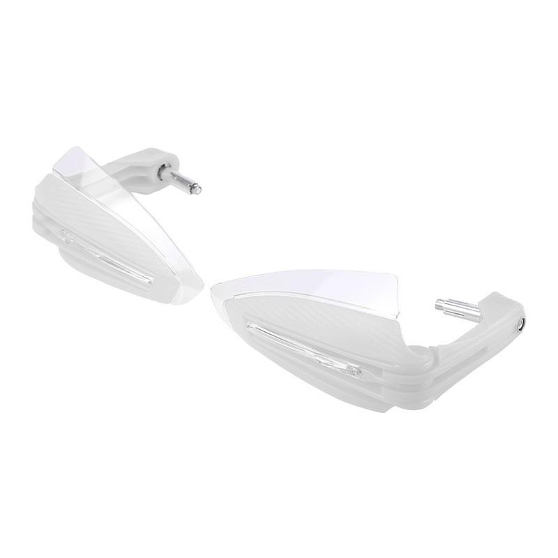 Carbon Fiber Motorcycle Handlebar Handguards with LED Turn Signal Lights for 7/8" 22mm Steel Handlebar Scooter ATV Dirt Bike