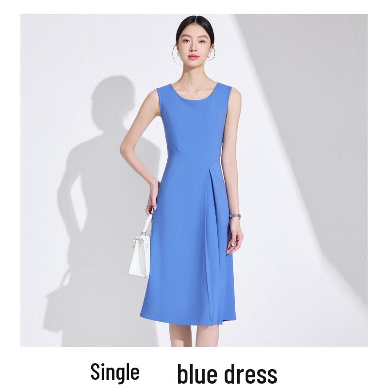 Autumn 2025 Women's Two-Piece Suit: Seven-Sleeve Blazer & Skirt or Dress Set
