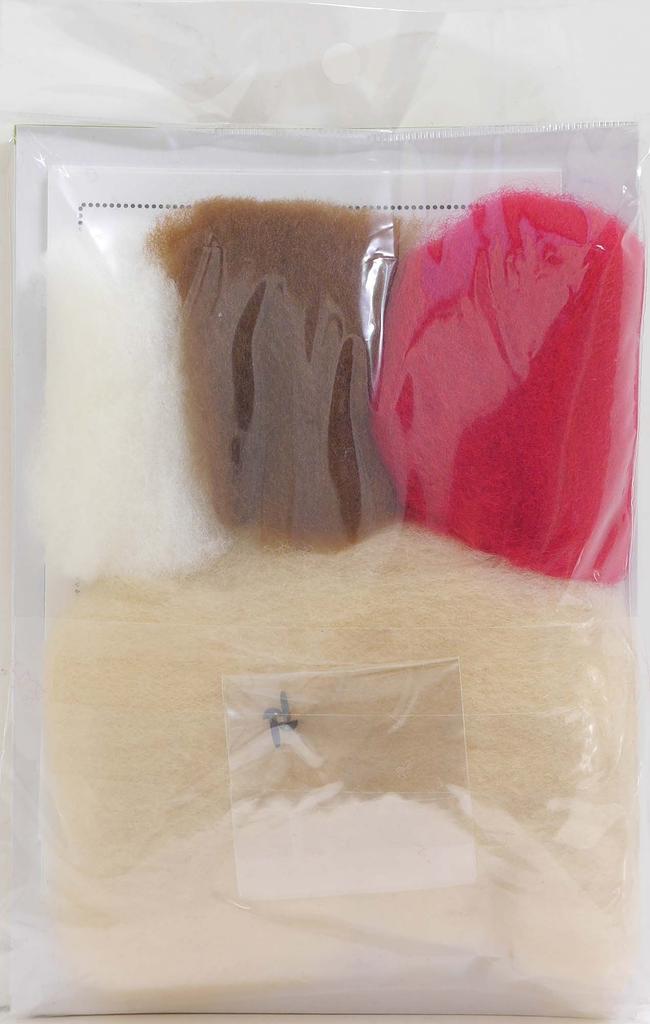 Hamanaka Wool Felting Kit, Easy & Cute, First Aclaine, Cute Dog, H441-523