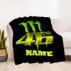Monster Energy Blanket Durable Comfort Great for Couch Office Seaside for All Seasons Digital Print Perfect Gift for Relatives and Friends