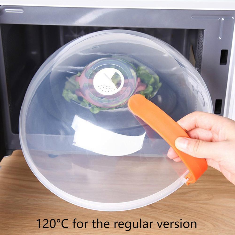 Large Microwave Splatter Cover BPA Free Microwave Oven Plate Food Cover Guard Lid with Adjustable Steam Vents Dishwasher Safe