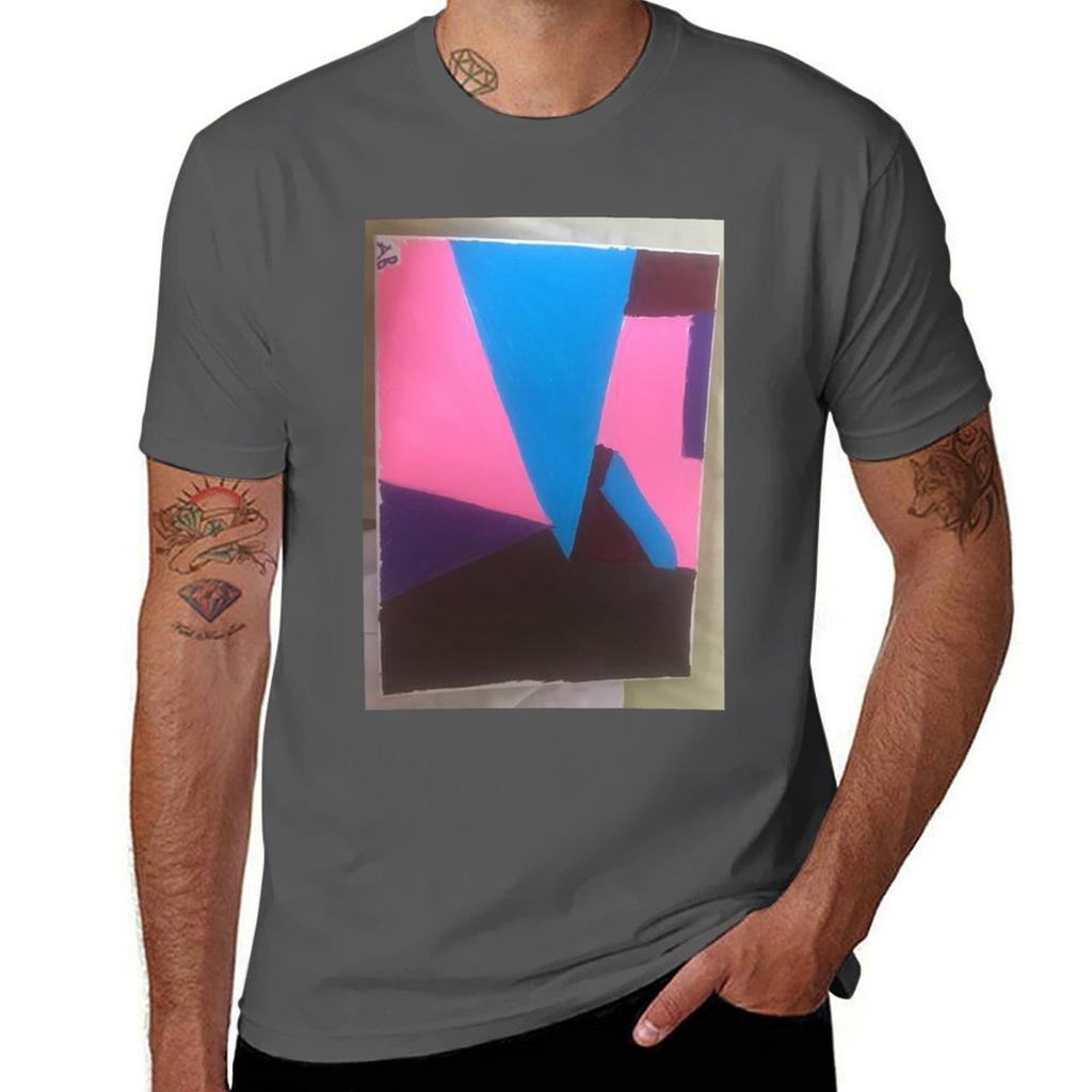 Messy and sensory artwork TShirt Street Style Casual Tee Shirt
