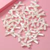 4050Pcs Abs Faux Pearl-Colored Bow Tie Shaped Beads For Jewelry Making Diy Bracelet Necklace Key Chain Accessories