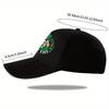 Skeleton Leprechaun St Patricks Day Baseball Cap Funny Drinking Skull Adjustable Polyester Hat Casual
