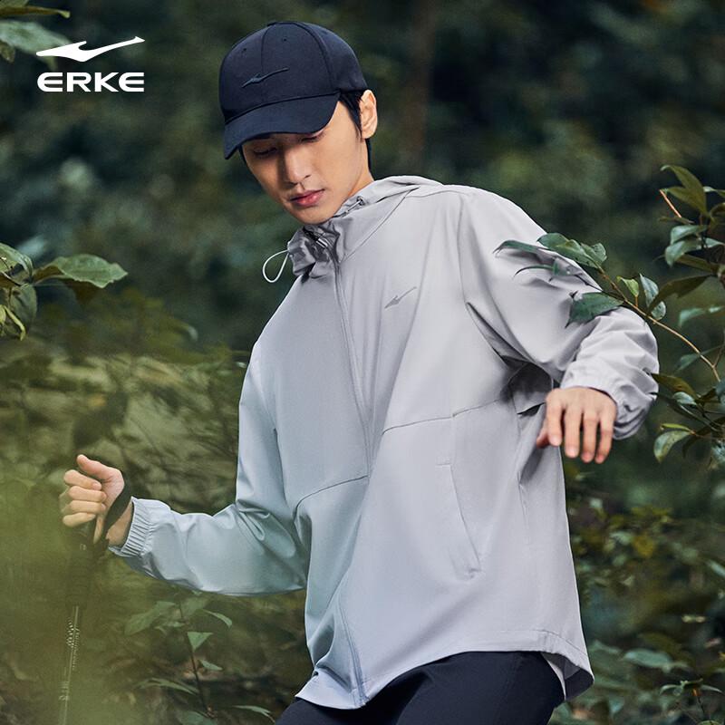 Erke Men's Hooded Waterproof Windbreaker Jacket