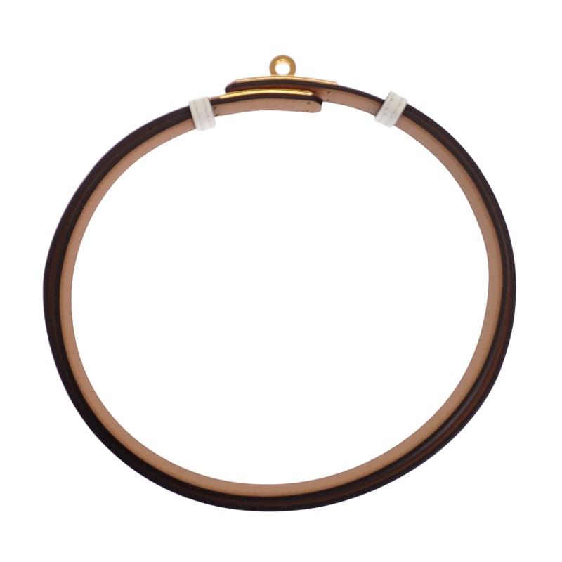 HERMES H069853CD01 cinturón blanco Epsom Mujer