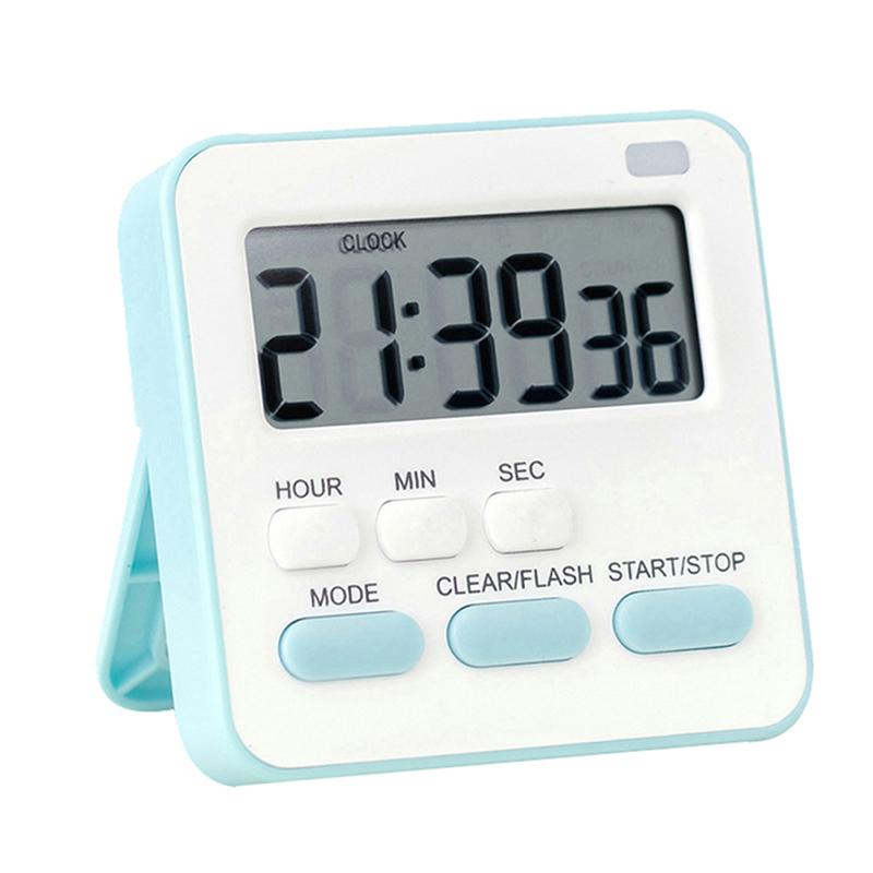 With Flashing Light Timer Cooking Kitchen Sport Study Alarm Clock Big Digits