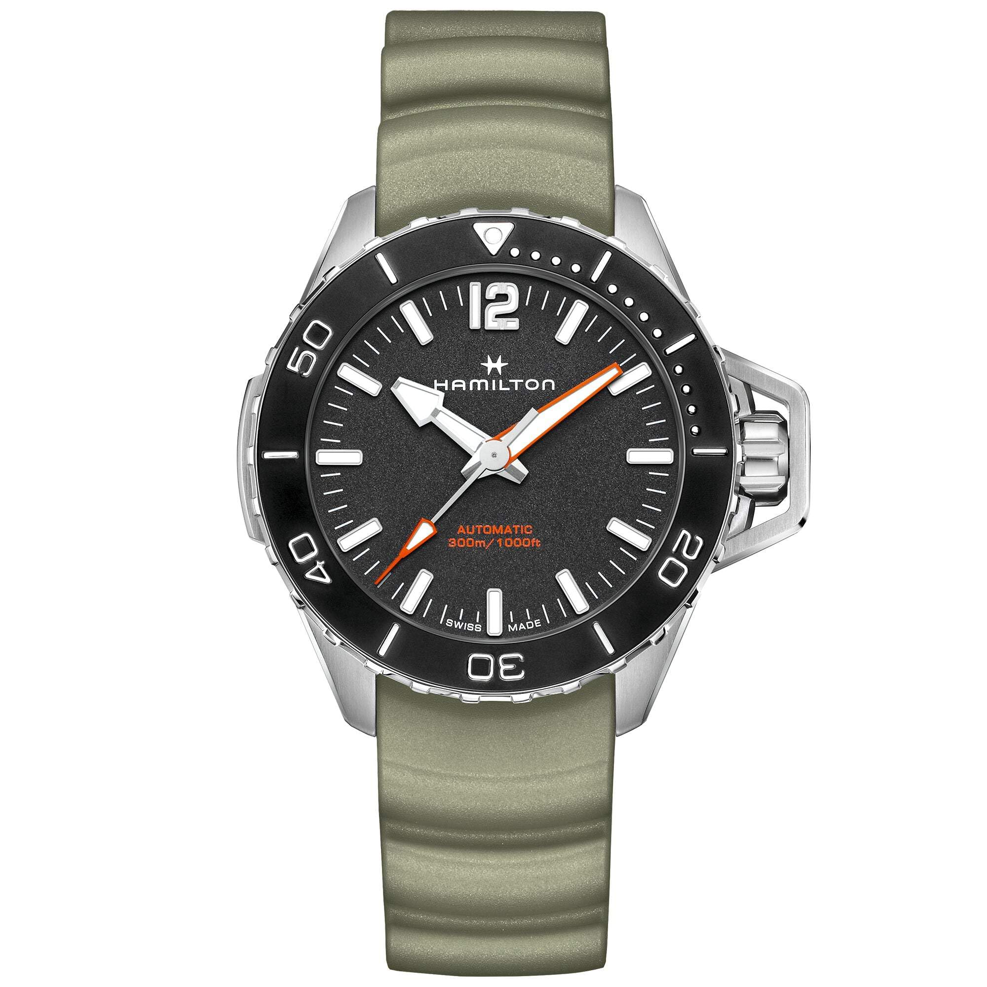 

[Hamilton] Годинник Khaki Navy Open Water Auto H77825331 Чоловічий зелений