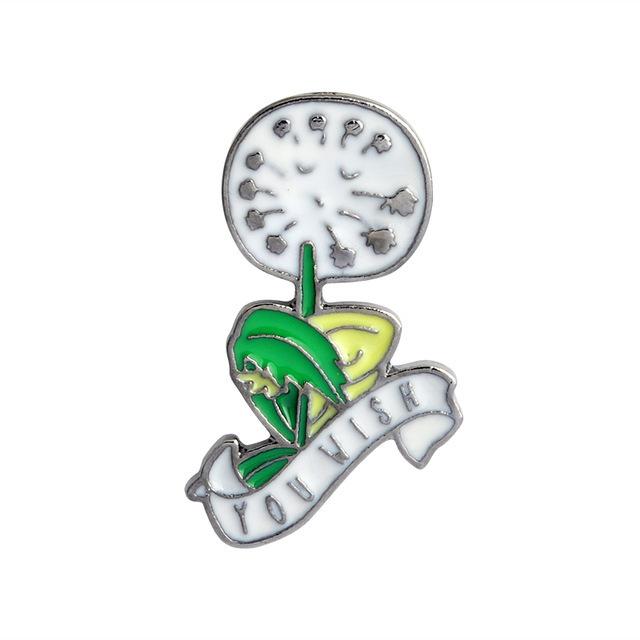 

Contemporary Brooch Alloy Crafted With Creative Light Bulb And Match Cup Design For Seasons All XZ198