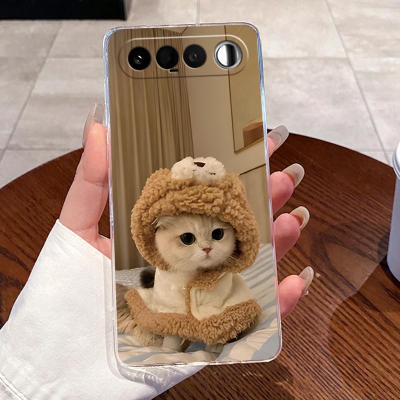 Jelly Casing For Realme 16 5G Coque Capa Clear Silicone Soft TPU Back Cover Cute Cat Rabbit Heart Protective Case Fundas