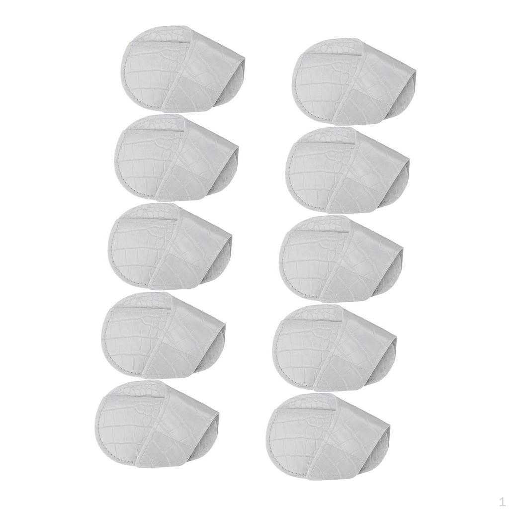 10 Pieces Golf Iron Covers Club Cover Training Equipment Head Protector for Golfer Travel