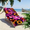 Colorful Floral Design Beach Towel Beach Towel Quick-drying for Travel Outdoor Sports Jogging Beach and Swimming