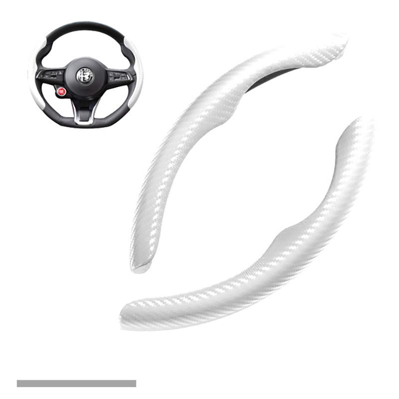 

Car Steering wheel Cover Segment Steering wheel protection cover For Alfa Romeo Giulia Stelvio Interior Styling Car Accessories