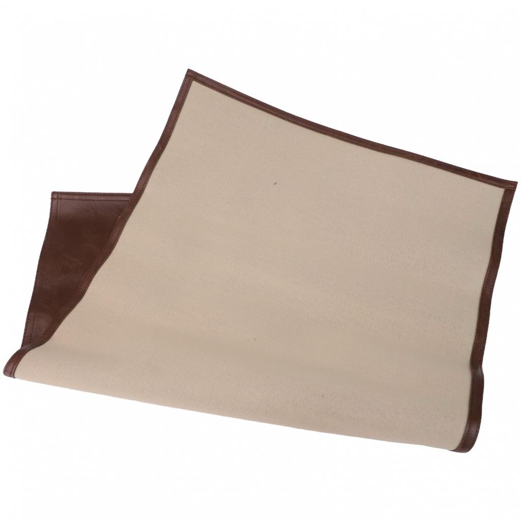 Aesthetic Non Slip headrests cover in faux leather fits sofas recliners 17 x 27
